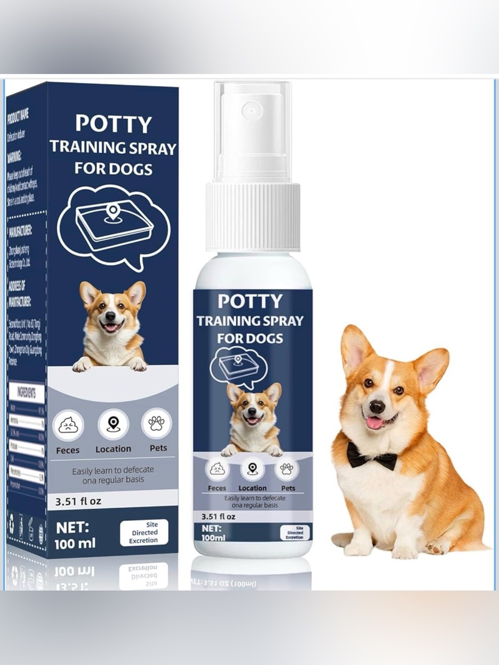 Potty Training Spray for Dogs,Puppy Potty Training Spray,3.5oz, New in Box